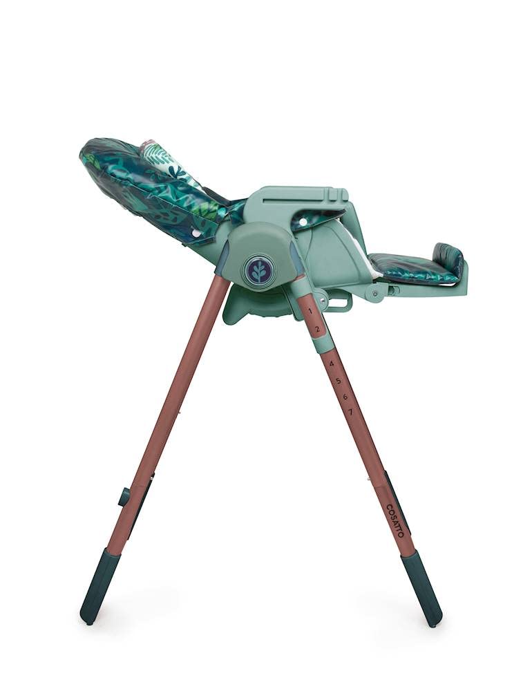COSATTO Noodle 0+ Trona Bebé - 0 hasta 15 Kilos, Trona Portátil Bebé, Compacta, Regulable en Altura, Silla para Comer Bebé Plegable con 2 Bandejas Extraíbles Fácil de Limpiar, Trona Reclinable