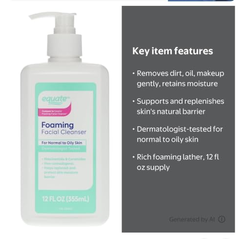 Equate Foaming Facial Cleanser, 355ml image 5
