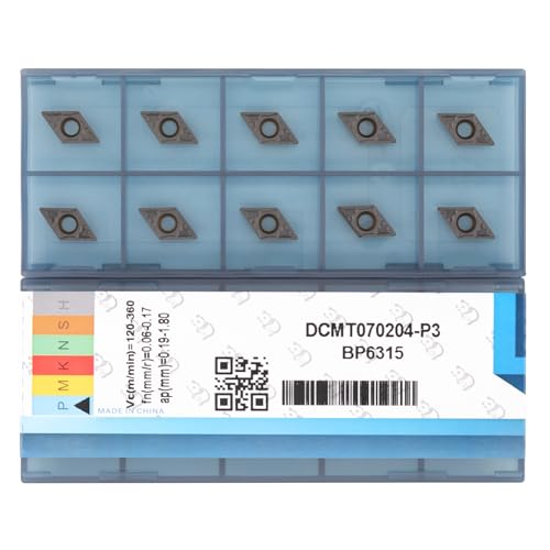 CDBP Dreh-Wendeschneidplatte DCMT 070204 DCMT21,51 zum Drehen von...
