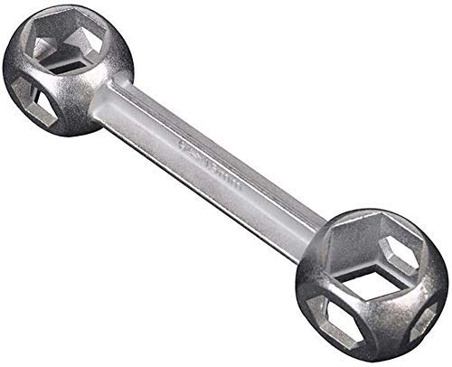 spanners Tool Set Hand Tool Kit Kits 10 in 1 Wrench Mini Bicycle Repair Tool Dog Bone Hexagon Holes Cycling Spanner - Silver, Home Useful Tool Set Hand Tool Kit Tool Set Hand Tool Kit - Image 3