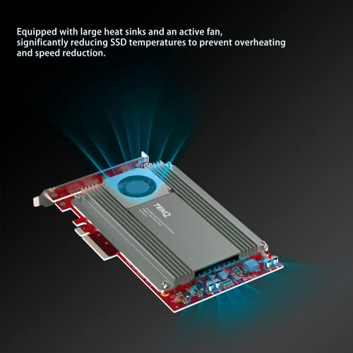 Carte adaptateur PCIe SSD M.2 Databank M4 avec contrôleur Raid Broadcom