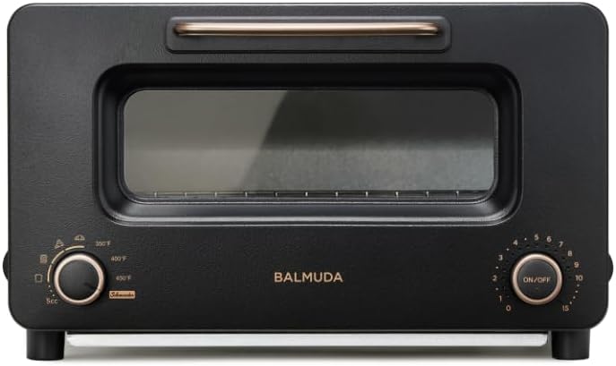 BALMUDA The Toaster Pro | Steam Oven Toaster | 6 Modes: Shokupan, Golden Toast, Pizza, Croissant, Oven, Salamander Grill | Precise Temperature Control | Compact Design | Black BALMUDA The Toaster Pro | Steam Oven Toaster | 6 Modes: Shokupan, Golden Toast, Pizza, Croissant, Oven, Salamander Grill | Precise Temperature Control | Compact Design | Black