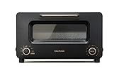 BALMUDA The Toaster Pro | Steam Oven Toaster | Compact Size 14.1″W × 12.6″D × 8.2″H | 6 Modes: Shokupan, Golden Toast, Pizza, Croissant, Oven, Salamander Grill | (Baking Tray Sold Separately) | Black