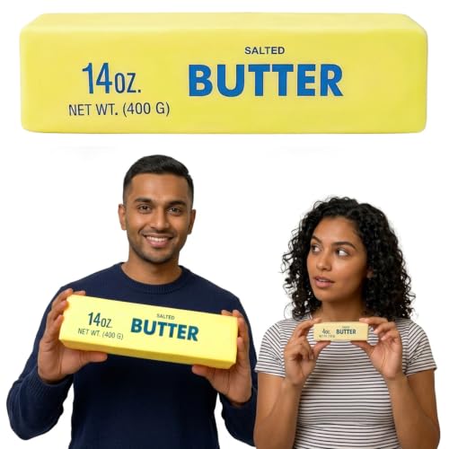 Image of PATPAT 9.5 Inch Butter Squishy Toys, Realistic Butter Stick | Soft Squeeze Sensory Fidget Toy for Stress, Taba Squishy Toy Slow Rising, Satisfying Toys Fidget for Office -Yellow