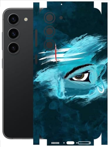 Image of AtOdds - Full Body Back Screen Guard Protector Film - Lamination Wrap Skin Sticker Compatible with Samsung Galaxy S23 (5G) | Scratchproof Matte Finish (Mahadev)