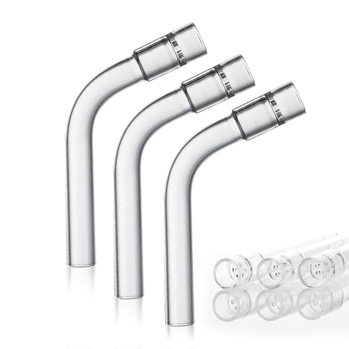 starfa lab Glass Tube Stem (110mm Curved), Steam Chemistry Air Drying Tubes, Aroma Stems (3 PCS)