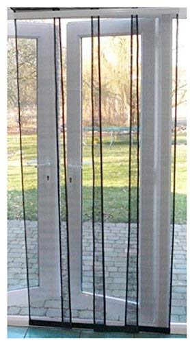 Flyscreens Queen Multi Panel Door Charcoal 120cm x 230cm