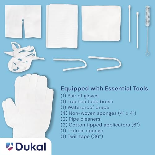 dukal - 15200 trach care kit sterile pack of 20