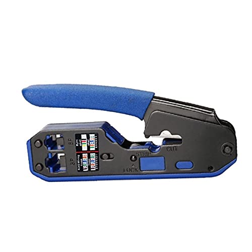 Crimper Tool voor RJ45 Connectors 8P 6P Crystal Wire End Krimptang Pass Door Stripper Kabel CrimperHigh Hardheid en… - Image 5