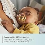 NUK Timeless Comfy Pacifier | 100% Silicone, One-Piece Design | BPA-Free, Gentle on Baby’s Skin | 5-Pack, for 0-6M - Image 5