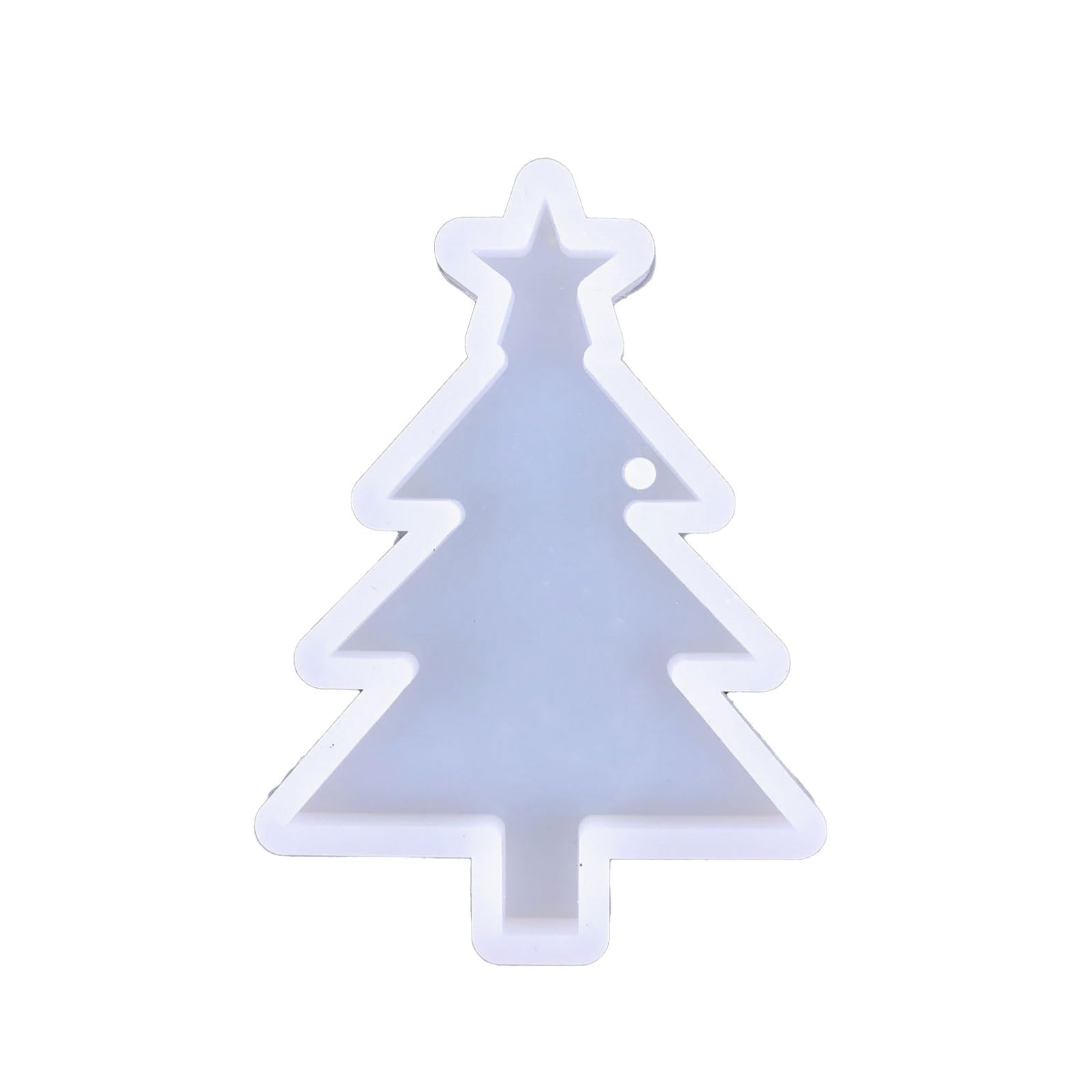 FOLODA Creative Silicone Molds Set for Keychains Christmas Decorations Star Tree Shape Crafting Beginners Supplies Holiday Decoration Mold