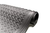 Generic Large cargo mat for all weather protection universal fit, premium quality trimmable black automotive,trunk liner fits most cars, suvs, and trucks - 144 cm