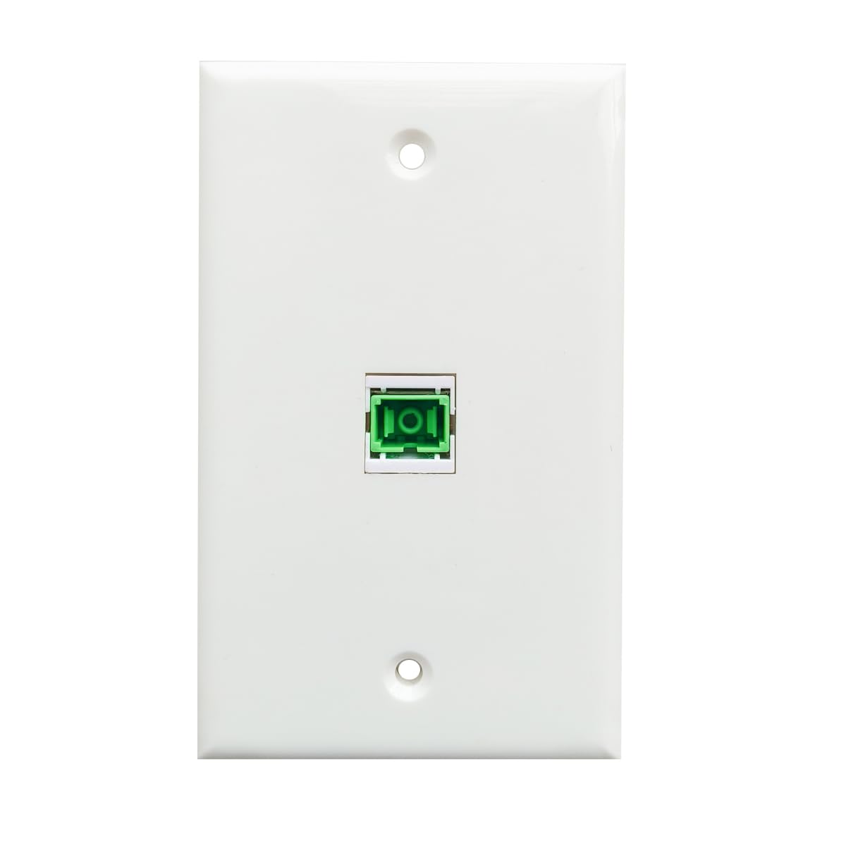 Placa de pared SC/APC Simplex que evita cortes de internet protegiendo la fibra ONT
