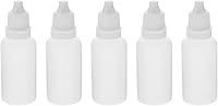 Vista 1 de Othmro Botellas cuentagotas de plástico de ojo de laboratorio de 0.7 oz de polietileno de 0.7 onzas, gotero líquido exprimible para ojos de boca