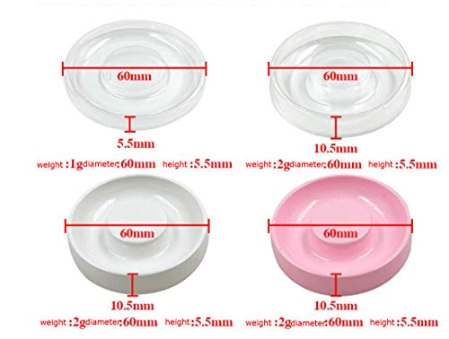 Hbzgtlad 50Pcs False Eyelashes Box Inner Holder Multiple Eyelash Holders Eyelashes Packed Small Box White Holder Transparent Holder Wholesale (Mt-Tm08) #TOP1