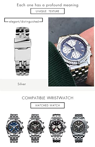 Bracelet montre acier inoxydable 20mm résistant pour Super Ocean Avenger