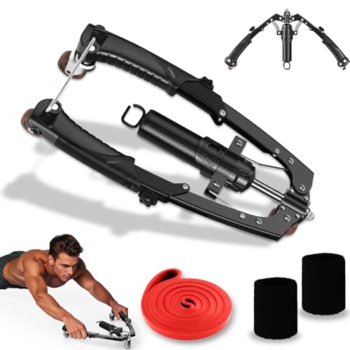 Hydraulic Power Chest Press Machine, All-in-One Adjustable Hydraulic Arm Exerciser Bar, for Men Women, Home Gym Equipment for Full Body Strength Training (1PC)