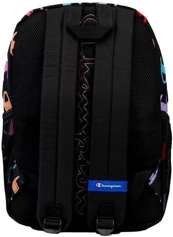 Champion Unisex Munch Backpack Lunch Kit Combo – Black/Multi– One Size