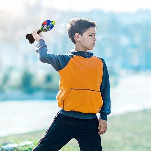 Image of Wembley Missile Foam Rocket Toys for Kids with Whistling Sound Aerodynamic Rocket Ball Fly High Action Launcher Outdoor Toys Gift for Boys Girls (Blue)