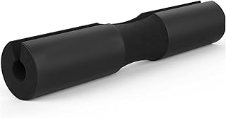 Barbell Squat Pad Bendable Stress Relief Barbell Pad Nonslip Gym (Black)