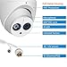 VIKYLIN 6MP IP PoE Security Camera with Mic/Audio,Outdoor Indoor Turret/Dome Surveillance Camera with 2.8mm Wide Angle 165Ft IR Night Vision,WDR,3D DNR,IP67 Waterproof,IVS Detection,DMSS/SmartPss Lite