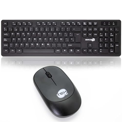 Teclado inalámbrico SIMPLETEK con layout de España para evitar cables en tu mesa 5