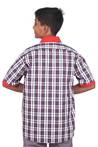 Image of D V Boys Cotton Regular Fit Uniform Shirt