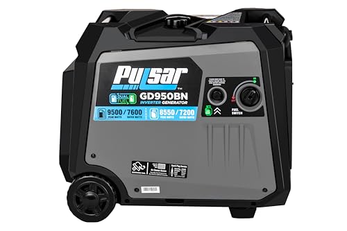 Pulsar 9500W Dual Fuel Portable Inverter Generator for Residential and Camping Use GD950BN - Image 4