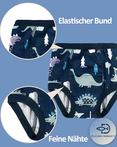 FLYISH DIRECT Töpfchen Trainingshose, Kinder Töpfchentraining Unterwäsche für Jungen und Mädchen, Kinder Töpfchen-Trainingshosen, 3T