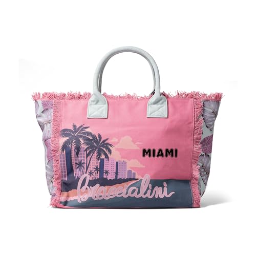 Item weight: 2.2 pounds Braccialini Borsa a spalla Summer Miami tessuto BS24BR54 B17725 Grande