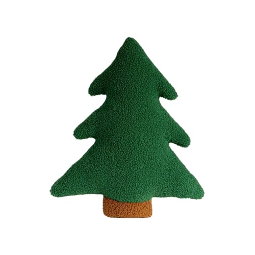 YAOPIU 30cm Weihnachtsbaum Form Kissen, 3D Tannenbaum...