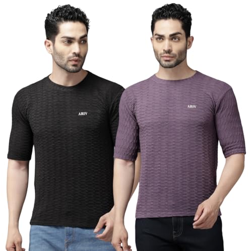 Image of TICOSS Men's Polyester Regular Fit T-Shirt