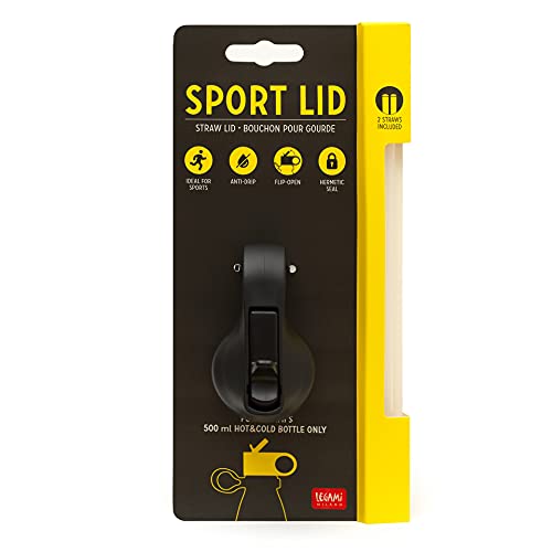 Legami - Deckel mit Ausguss, Sport Lid, 7,8 x 4,5 cm, geeignet für die Verwendung auf der 500 ml Thermosflasche, luftdichter Verschluss… – Ansicht 4