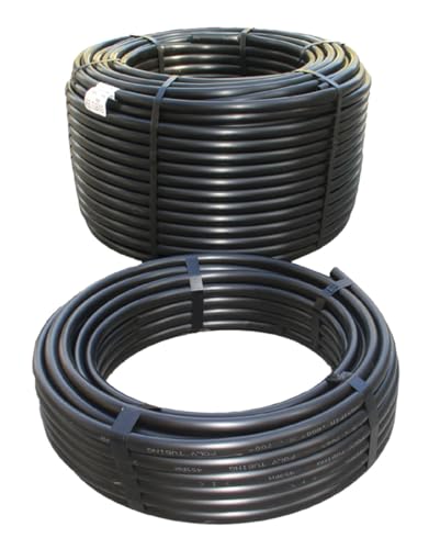 1/2' Polyethylene Drip Irrigation Tubing (0.600' ID x 0.700' OD) &ndash; Durable & UV-Resistant Mainline...