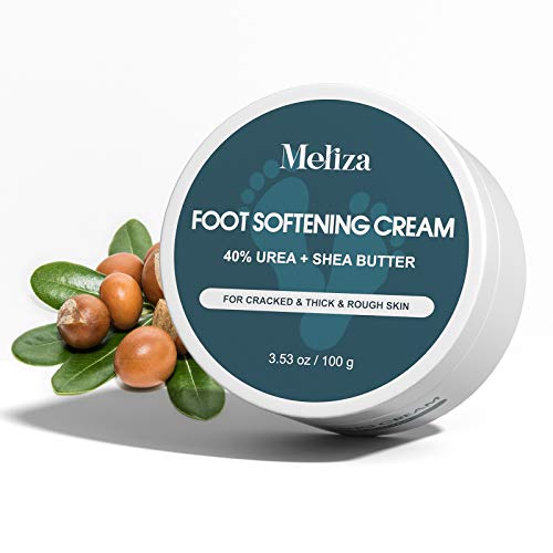 Urea 40% Foot Cream, Best Callus Remover for Dry Feet, Hands, Elbows, Knees, Cracked Heel Repair Cream with Heel Socks, Urea Foot Cream Intensively Moisturizes Rough, Thick, Dry & Cracked Skin