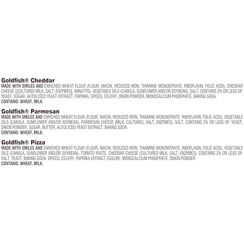 Crackers Say Cheeeese Variety Pack with Cheddar, Pizza and Parmesan, Snack Packs, 20 Ct