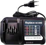 PaillYue BL1021B akumulator i ładowarka DC10WD do akumulatora 12V Makita CXT BL1016 BL1041B 197339-1 197406-2 BL1040B BL1020B BL1015, kompatybilny z Makita DF031D DF331D DF332D TD110D HS301D JR104D
