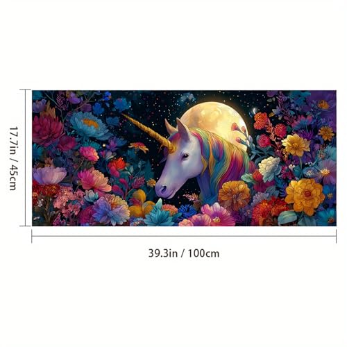 Película decorativa para ventana con unicornio mágico miniatura 3