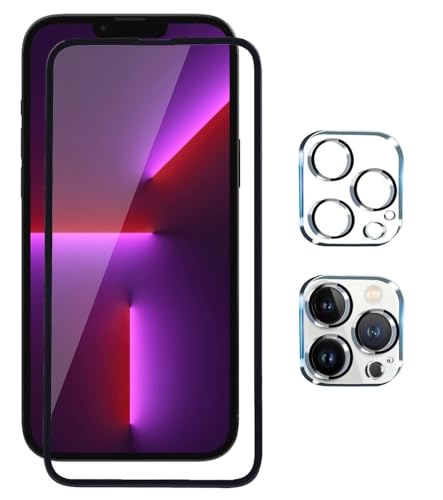 Image of Premium Tempered Glass Screen Protector with Camera Lens Protector for iPhone 13 Pro Max - [2-Pack] Ultra-Clear, Anti-Scratch, Easy Installation