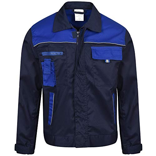 BWOLF Alpha Veste de travail pour homme Veste de travail multifonction Veste de travail – Poches multiples - Bleu - XL