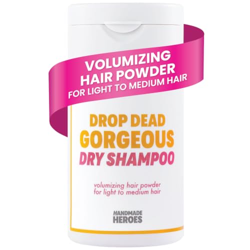 Dry Shampoo Volume Powder by Handmade Heroes | 100% Natural and Vegan Sustainable and Aerosol Free | For Light Hair and Blonde Hair | Volumizing hair powder suitable for Air Travel Women and Men