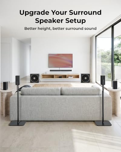Image of ULTIMEA Universal Speaker Stands Pair for Surround & Satellite Speakers