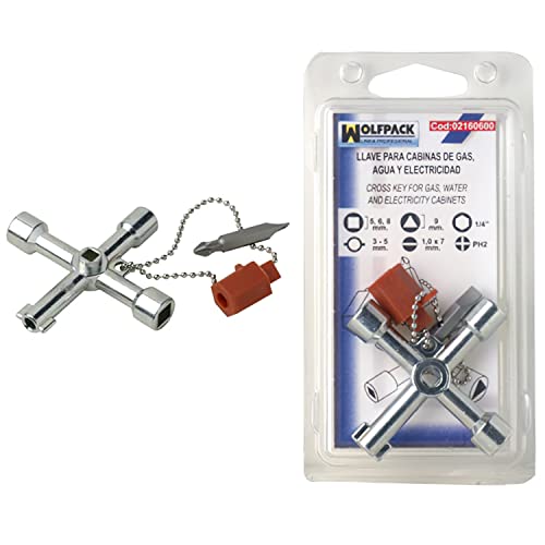 WOLFPACK LINEA PROFESIONAL Llave De Cabina - Agua, Gas, Electricidad