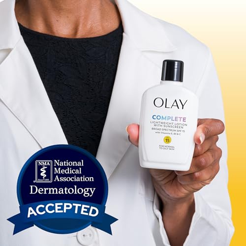 Olay Face Moisturizer, Complete with Sunscreen SPF 15, Daily Facial Lotion for Normal Skin, Lightweight Hydrating Broad Spectrum Sun Protection - Vitamin C, E, and Niacinamide - 6 Oz 2 Pack - image 8