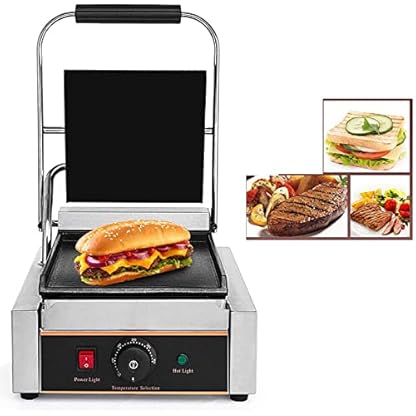 FGDFGDG 1800W Kontaktgrill Elektrogrill Elektrischer Tischgrill Tisch Grill Sandwich Maker Toaster Einstellbare… – Bild 4