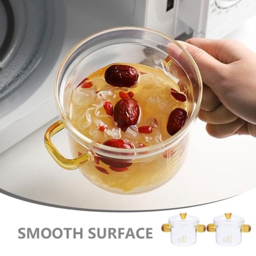 Pot à soupe en verre résistant la chaleur récipient multifonction 150ml