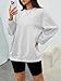 WYNNQUE Oversized Sweatshirts For Women Crewneck Fleece Pullover Comfy Hoodies Fall Outfits Fashion 2026 Winter Clothes Trendy Sweaters Ladies Plain Tops Cute Basics Clothing Grey XL