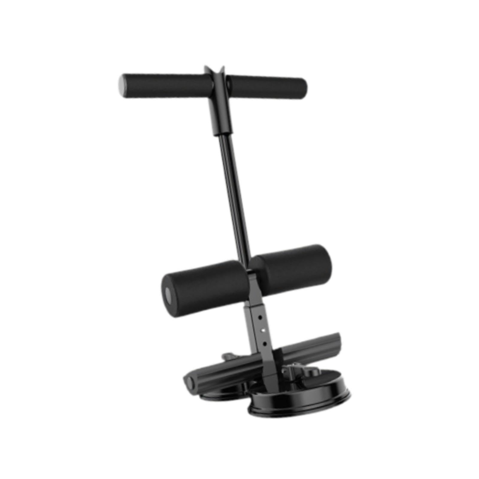 YIJU Sit up Bar Assistance Device Ab Workouts Adjustable Height Situp Bar Ab Machine for Thighs Home Gym Men Feet and Leg Office, Black