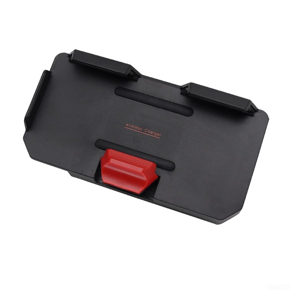 DAZZLEEX Support de téléphone de navigation pour moto BMW avec chargement sans fil 15 W pour R1200GS R1250GS R1300GS IPX6 étanche 10,6 à 16,5 cm (logo rouge)