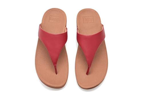 Image of FitFlop Womens Lulu Leather Toe Post Sandals